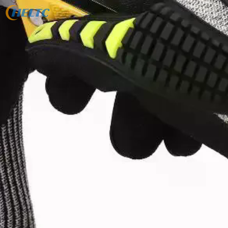 Work Glove Impact - 1 ペアの耐切創性安全作業手袋、防振、耐衝撃、耐油性、ニトリル浸漬手のひら手袋付き作業用保護手袋