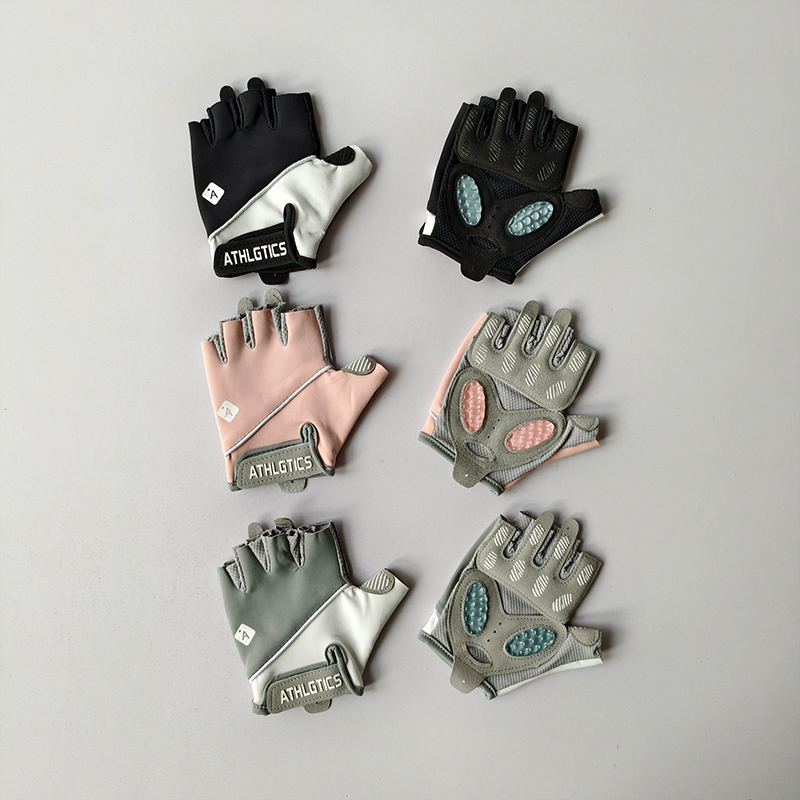 フィットネス女性用ハーフフィンガーグローブ抗繭、屋外サイクリ - Cycling Glove Padded のレビューと価格