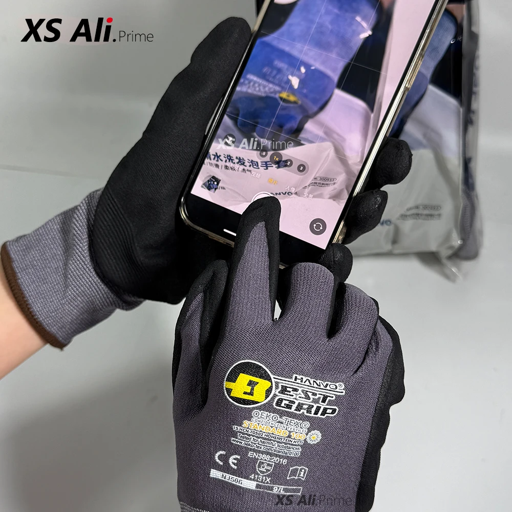 1/10ペア フォームニトリル手袋 – 滑り止め、耐油性、耐 - Nitrile Mechanic Glove のレビューと価格
