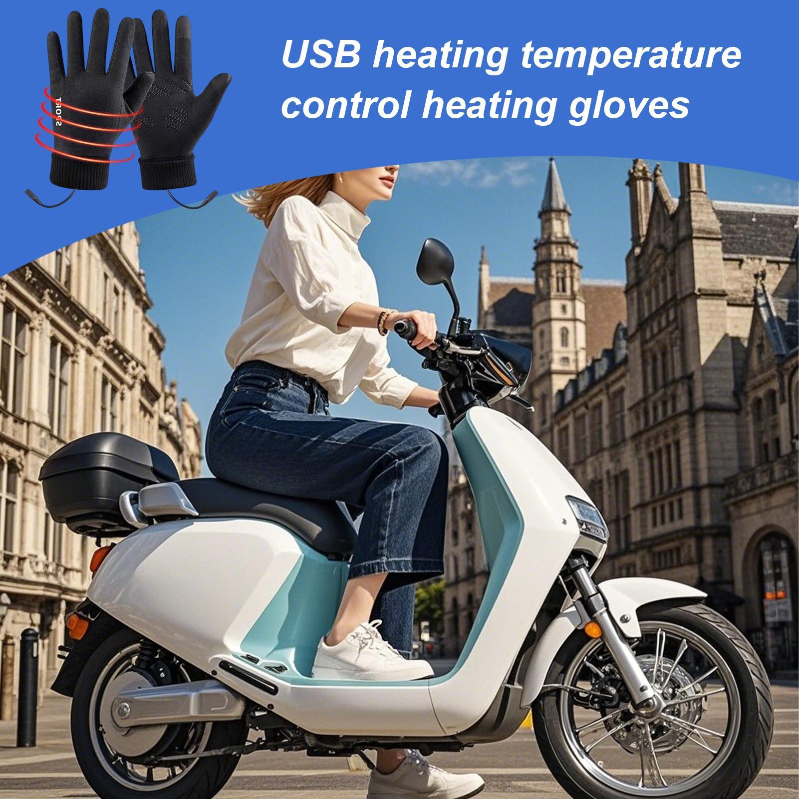 加熱式スキーグローブ USB加熱作業用手袋 3段階温度設定  - Ski Glove Waterproof のレビューと価格