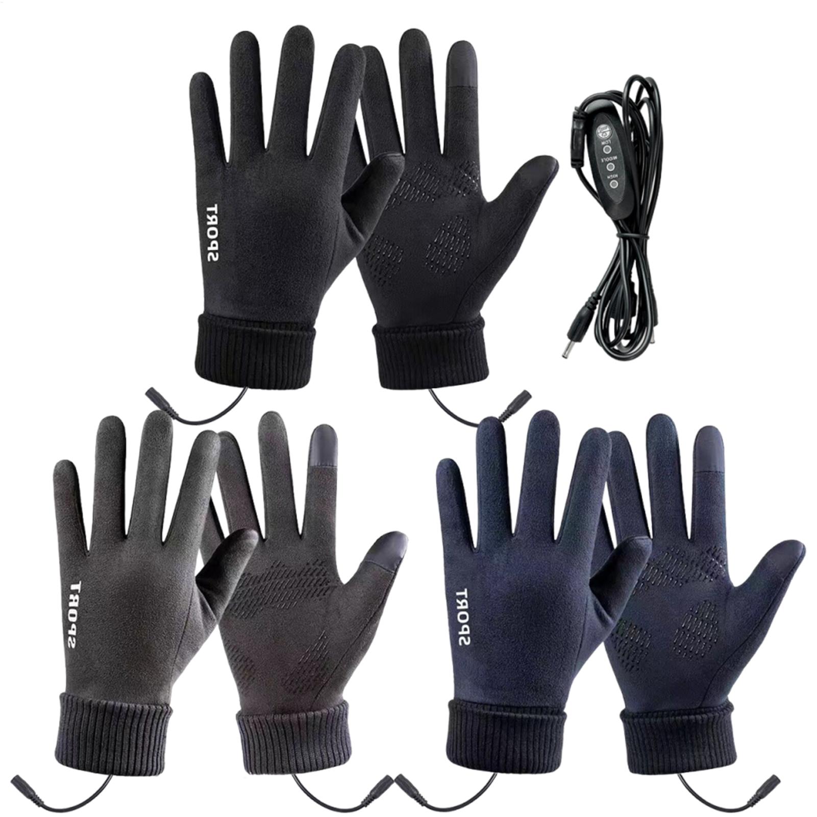 加熱式スキーグローブ USB加熱作業用手袋 3段階温度設定  - Ski Glove Waterproof のレビューと価格