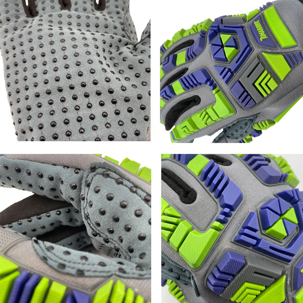 作業用安全手袋,tpr耐切断性,手のひらパッド,耐バイブ,耐 - Work Glove Impact のレビューと価格