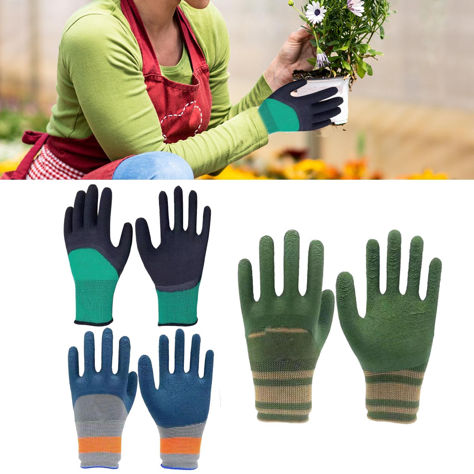 1 ペアの女性用ガーデニンググローブ庭作業用ガーデングローブ - Gardening Glove Waterproof のレビューと価格